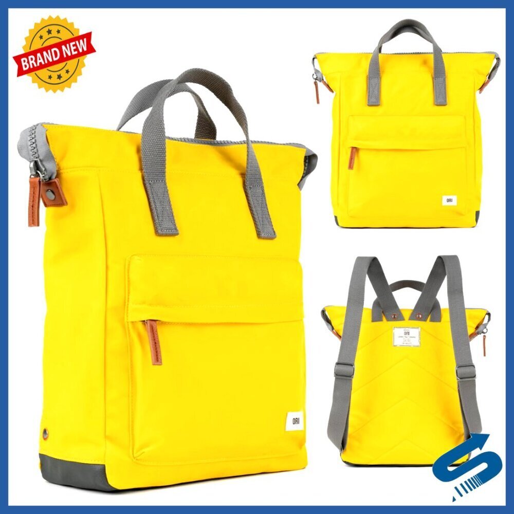 Nylon Tote Backpack Wide Mouth Chunky Zippers Unisex Daily Use Minimal Chic